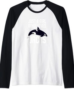 Orca vintage whale marine animal killer whale killer whale Raglan Baseball Tee