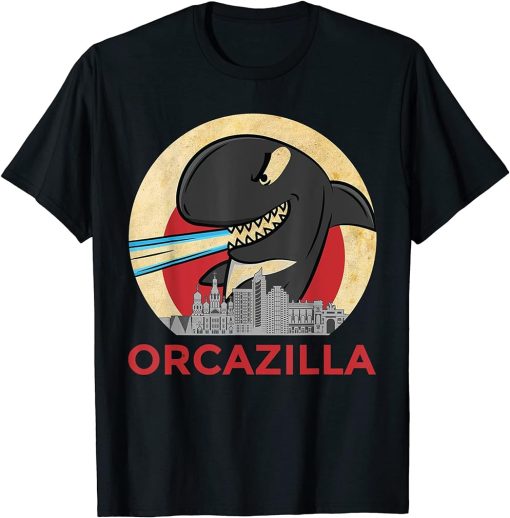 Orcazilla - Funny Killer Whale Orca T-Shirt