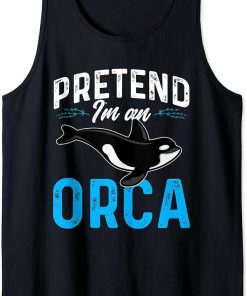 Funny Orca Lover Graphic for Women Men Kids Whale Tank Top