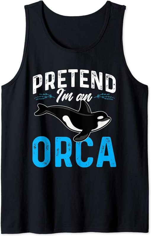 Funny Orca Lover Graphic for Women Men Kids Whale Tank Top