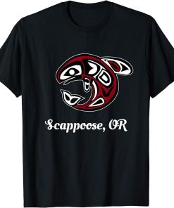 Native American Scappoose OR Tribal Orca Killer Whale T-Shirt