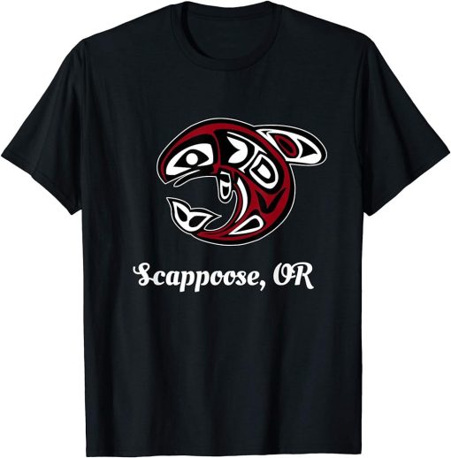 Native American Scappoose OR Tribal Orca Killer Whale T-Shirt